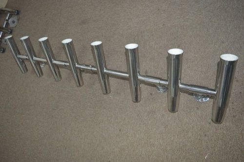 8 tube adjustable stainless rod holders can be rotated 360 deg hot sale