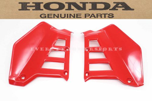 New genuine honda radiator shrouds set 1985-1986 atc250 r oem passion red #m60