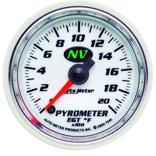 Autometer 7345 nv electric pyrometer gauge kit