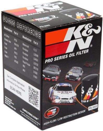 K&amp;n ps-3002 pro series engine oil filter -designed for synthetic or conventional