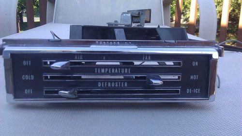 65 66 belair impala chevy heat temp air defrost temp control dash panel