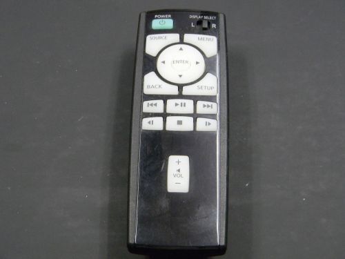 Infiniti jx35 q60 qx56 rear dvd entertainment remote control rear seat oem