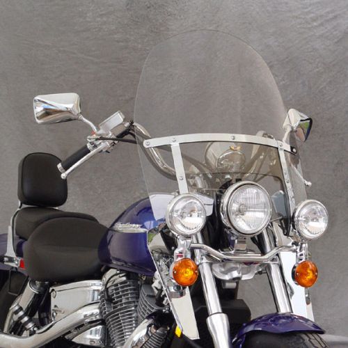 Honda vt1100c3 shadow aero 1997-02 n.c. touring heavy duty windshield n2210 nib