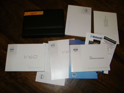 2016 volvo v60 v 60 owners manual with case and navigation vov77