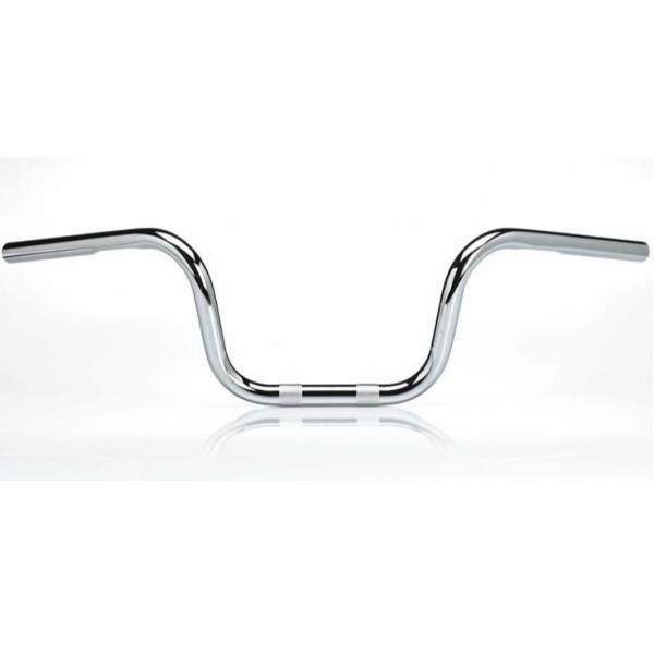 Biltwell inc. chrome 1" chumps 8" handlebars for 1982-up harley models