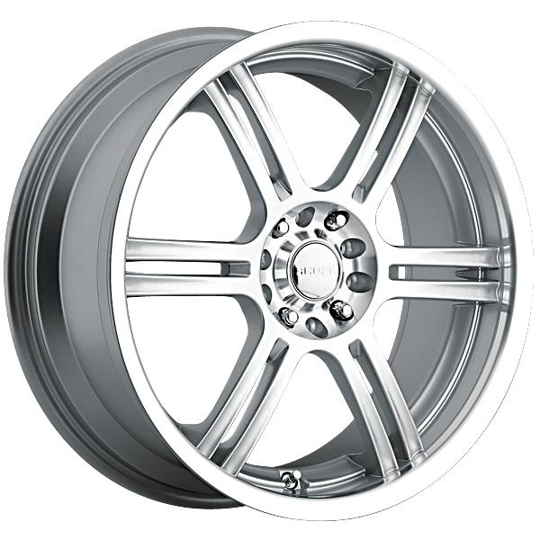 17 silver akuza style 424 rims 5x100/5x114.3 5 lug wrx rsx tsx mazda 3 6 civic