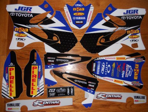 Factory effex team jgr toyota graphics decals kit yz125 yz250 (06-14) 2-stroke