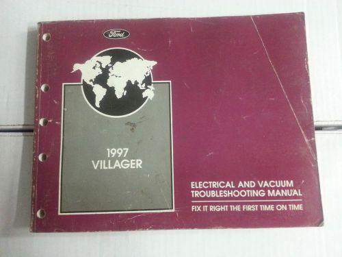 1997 97 mercury villager  oem  manual