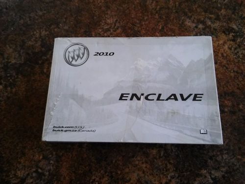 2010 buick enclave owners manual - #f
