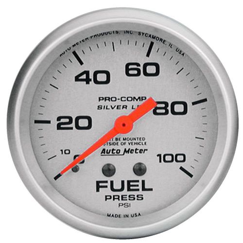 Autometer 4612 silver lfgs fuel pressure gauge