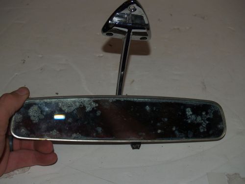 Vintage 1960s plymouth day night rear view mirror