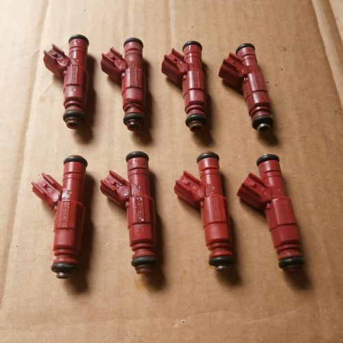 01 dodge ram 2500 set 8 fuel injectors oem 5.9 0280155034 53031740aa mopar 2001