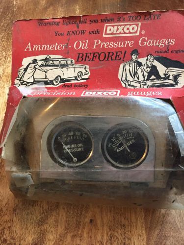 Vintage gasser rat hot rod dixco gauges oil amp race car