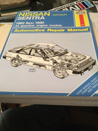 1982-1990 nissan datsun sentra haynes repair manual service shop 83 84 85 86 88