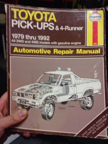 Haynes #656- toyota pick-up owners workshop manual-&#039;79 thru &#039;83- all 4x2 &amp; 4x4