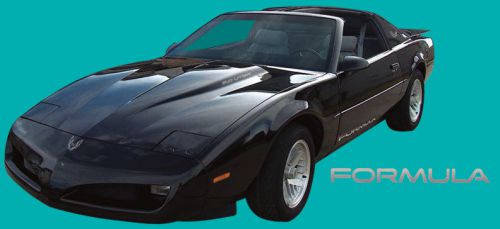 91-92 firebird formula decal kit dark charcoal gray metallic