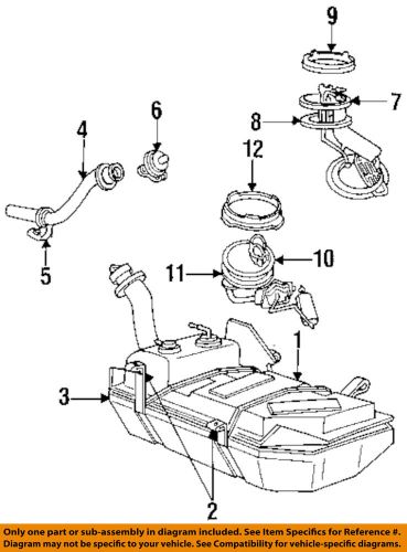 Ford oem 94-98 mustang fuel system-gauge unit gasket coaf9276a