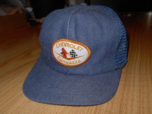 Vintage chevrolet corvette cap hat trucker baseball snapback ad hatters