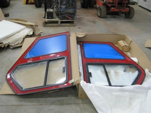 Kawasaki red steel cab doors