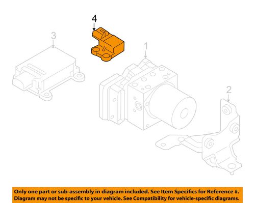 Kia oem 2009 borrego abs anti-lock brakes-g-sensor 956403j000