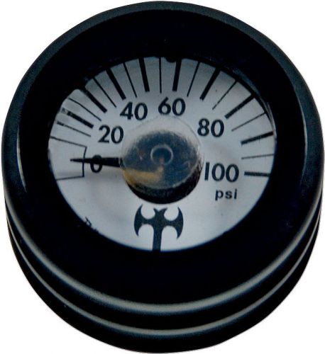 Eddie trotta designs mini oil pressure gauge and cover black