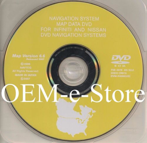 2003 2004 infiniti model m45 navigation dvd map u.s canada version 6.6 update