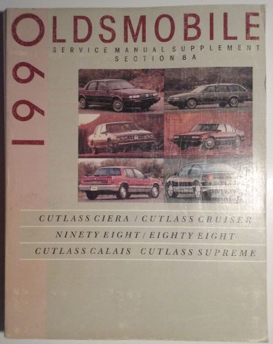 Oldsmobile 1990 electrical diagnosis shop manual supplement
