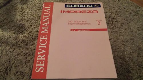 2001 subaru impreza service repair shop workshop manual oem section 3