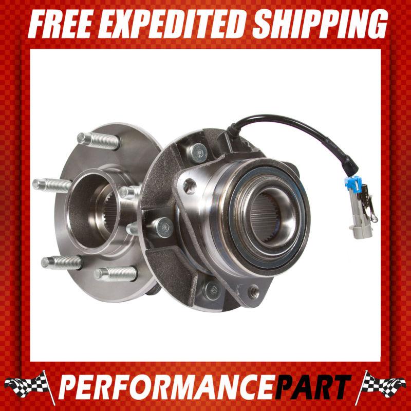 2 new gmb front left and right wheel hub bearing assembly pair w/ abs 730-0151