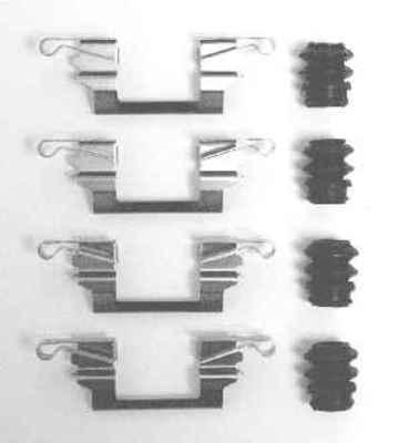 Motorcraft brpk-5643a rear brake disc hardware kit-disc brake hardware kit