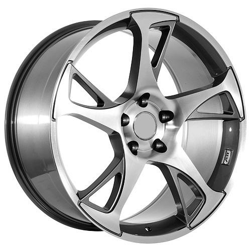 22" audi q7 gunmetal machined 2012 style wheels rims