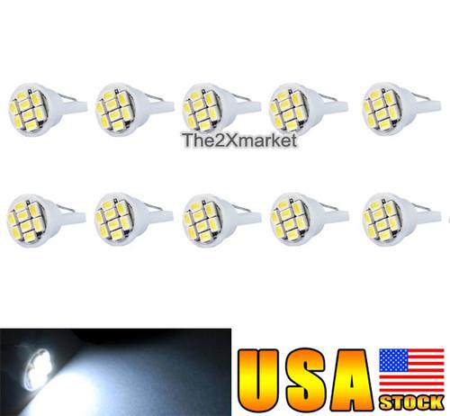 10 x car ultra white 8 led 3020 smd t10 w5w bulb wedge side light bulbs lights