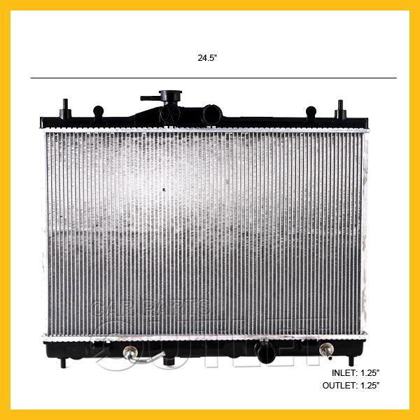 2007-2009 nissa versa radiator ni3010218 1.6l 1.8 l4 for auto variable trans toc