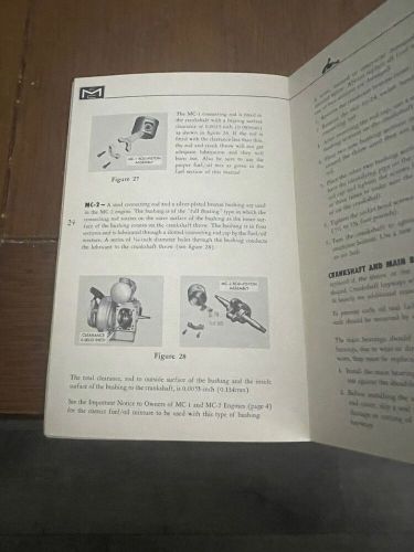 Vintage mcculloch racing kart engine manual 1962