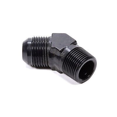 Fragola 45 deg adapter fitting #10 x 1/2 mpt black 482310-bl