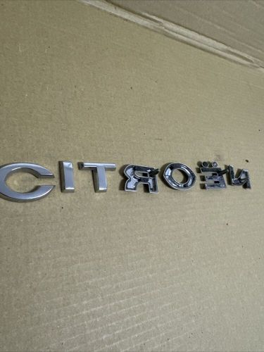 Citroen c2 rear trunk tailgate letters