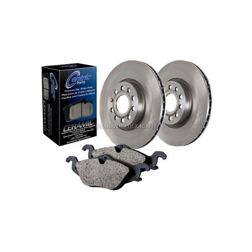 Centric parts performance disc brake pad and rotor kit 905.33018 bpf