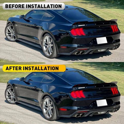 For ford mustang 15-up oe# replace red lens led rear side marker lights lamps us