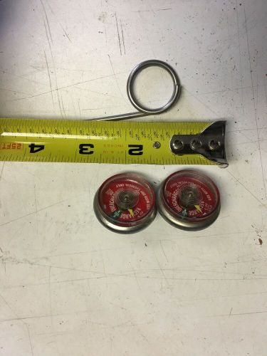 Fire extinguisher gauge lot of 2 and 1 pin from kiddie