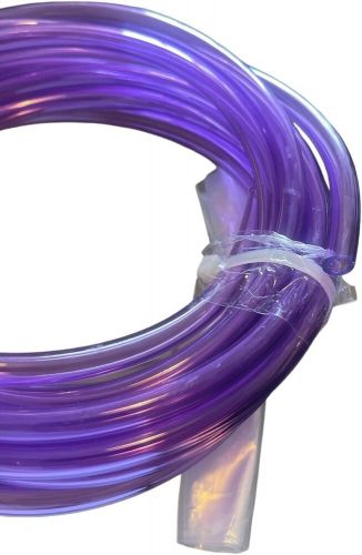 Translucent purple 1/4&#034; inch fuel gas hose kit tigershark daytona monte carlo ba