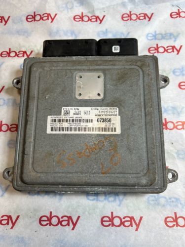 2007 jeep caliber compass engine computer module p05187823ad