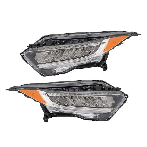 For honda hrv 2019 2020 2021 2022 pair left and right headlights led headlamps