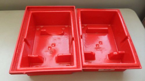 Currie ford 9&#034; third member red plastic crate case hot rod shop mechanic 03aa5