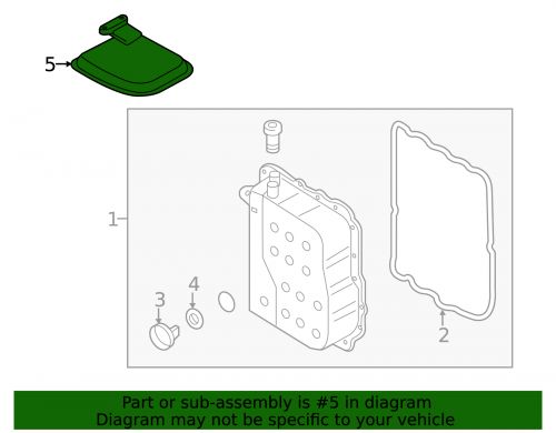 Genuine hyundai filter 46321-2f000