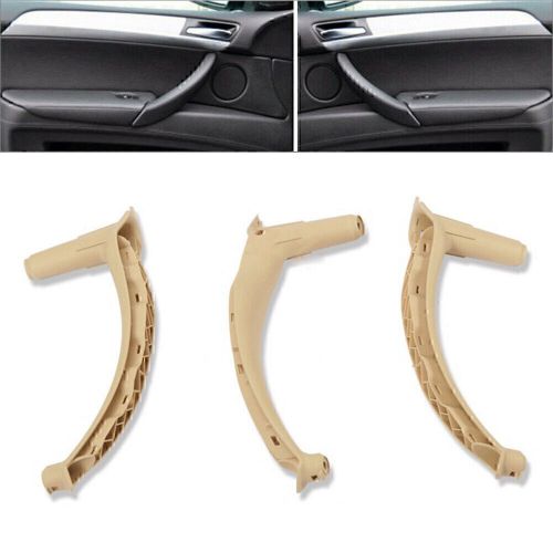 3pcs inner inside door panel handle pull trim cover left &amp; right for bmw e70 x5