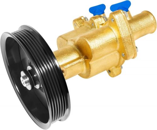 Raw water sea pump w/ pulley for mercury mercruiser quicksilver 4.3 5.0 5.7 6.2l