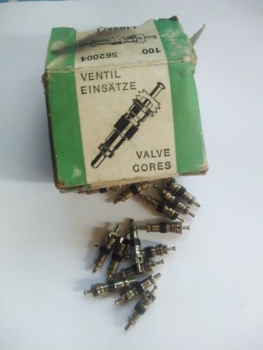 Small box of schrader valve cores approx 30+ new old stock.