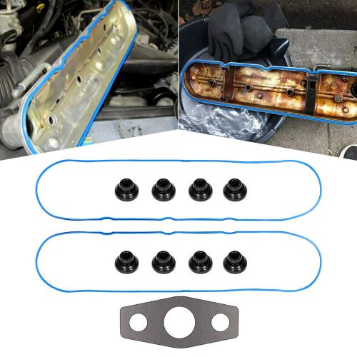 Engine valve cover set gasket for gmc chevy silverado 4.8l 5.3l 6.0l 6.2l 7.0l