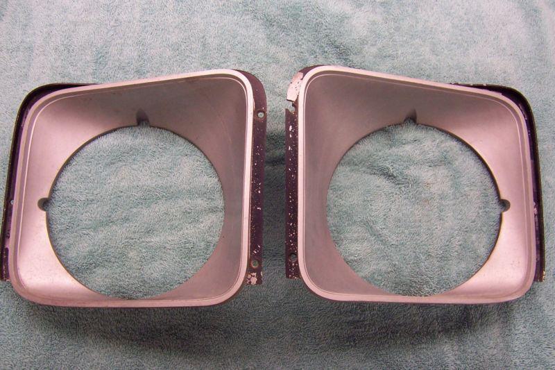 75- 78 nova headlamp doors bezels 76 77 ss chevrolet chevy