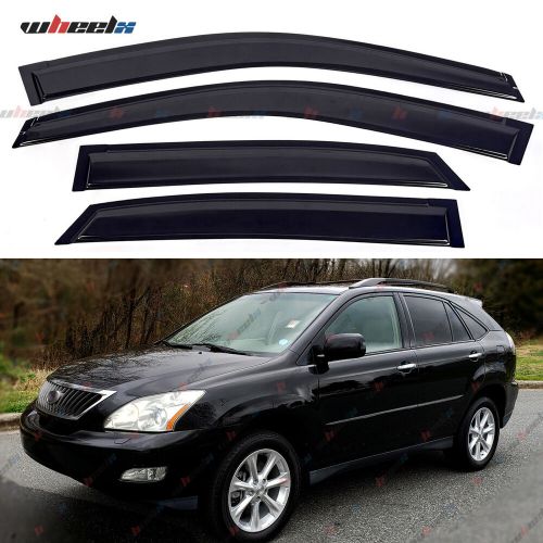 For 2004-2009 lexus rx350 rx330 rx400h window visor vent sun shield rain guard